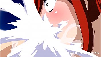 Parodia de Fairy Tail XXX - Erza hace una mamada de ensueño