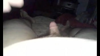 Jacking off and trying not to cum.