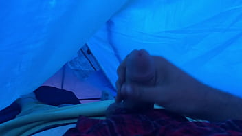 Ruined orgasm in my tent