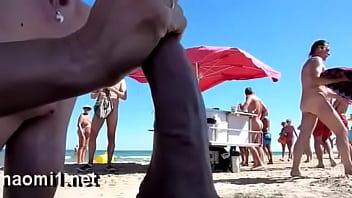 suck a big dick on a public beach