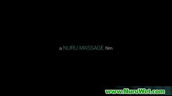 Gorgeous babe gives a Nuru massage 12