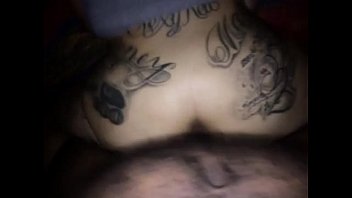 Fucking Creole Freak with them ugly ass tattoos lol