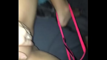 Sexy tight pussy teen masturbates and moans