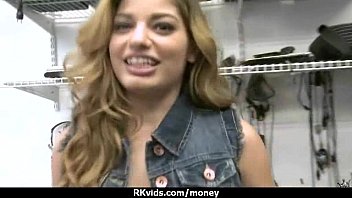 Stunning Euro Teen Gets Talked In To Giving A Blowjob For Cash 2