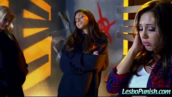(aubrey jenna nina) Lesbo Girl Get Punish With Dildos By Nasty Mean Lez clip-15