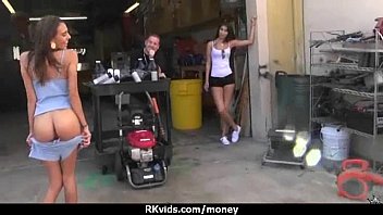Sex for cash turns shy girl into a slut 6