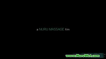 Slippery Sensual Nuru Massage And Dick Rubbing 15