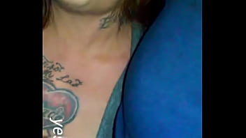 showed mature tattooed biker bitch that Black Dicks Matter shot cum in her mouth