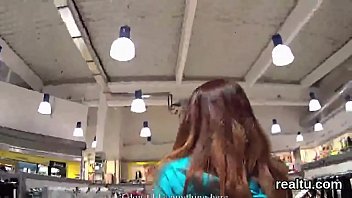 Flawless czech nympho is seduced in the mall and drilled in pov