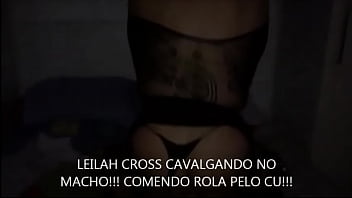 My Movie!!! LEILAH CROSS EATING ROLLS BY THE ASS!!!