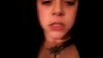 Chubby teen makes a video for her bf