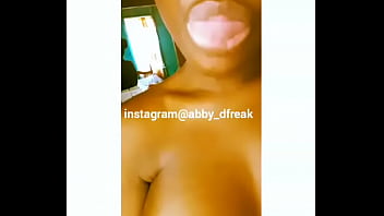 Young freaky Jamaican Teen playing with tits and pussy