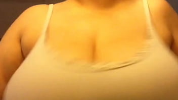 my first video ever of my huge tits