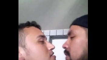married straight man lets himself be kissed