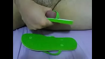 cum in the flip flops