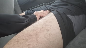 Letting the Uber Driver Grab My Cock .