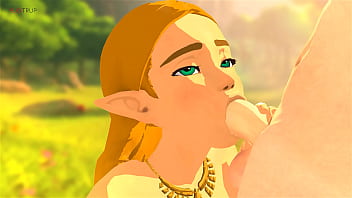 Princess Zelda suck Link's cock