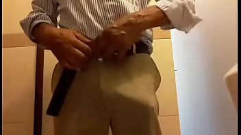 Mature man shows me his cock
