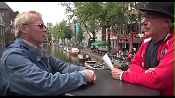 Horny grandad takes a tour in amsterdam's redlight district