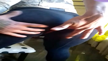 ass in leggings groped x gus