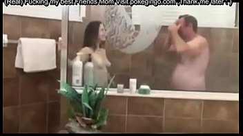 Stepdaughter Showers with Stepdad