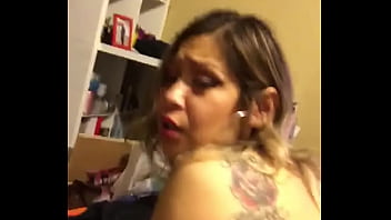 Latina with huge tits screams & gets pounded doggy style