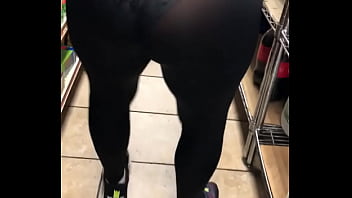 Bending over in tights