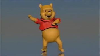 Winnie the Pooh dançando