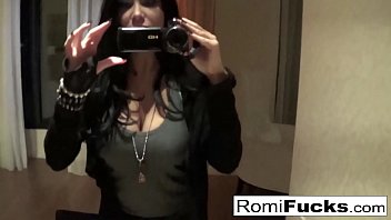 Home movie sex in a hotel with sexy Romi Rain
