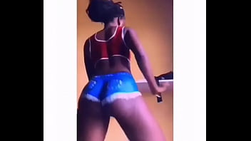 One of my models shaking that ebony ass.