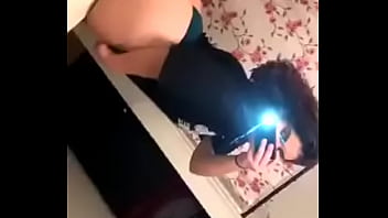 Teen grabbing her beautiful ass