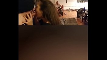 Periscope. Blowjob in front of the boy's