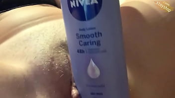 Hot Shoving A Nivea Bottle Up My Pussy Request From 2