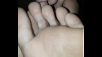 Ebony dirty male feet soles