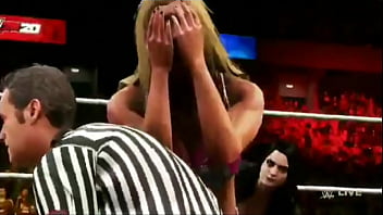 Ref Gesicht fickt Charlotte Flair in heißen 3-Wege-WWE 2K20