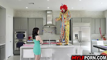 Hot MILF Alana Cruise hires a clown for her birthday and got surprise when the horny clown gave her an awesome birthday sex.