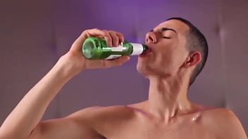 Pouring beer on your body