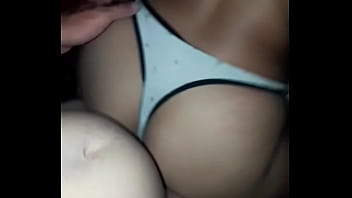 Fucking my girlfriend with thong on