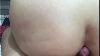 My husband cumming in my hot ass