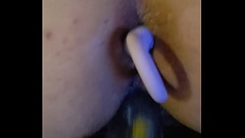 Cumming with toys