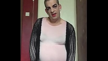 crossdressing sissy would love a real man to fuck him