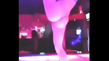 Young Stripper Working that pole
