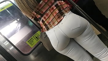 Nice ass in white jeans. Ass. Big ass in white jeans