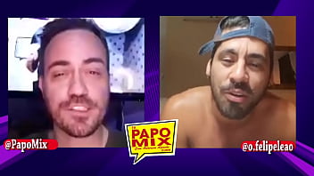 Safadão Felipe Leão shows his body in shape for forty in Live do PapoMix - Part 2 - WhatsApp (11) 94779-1519
