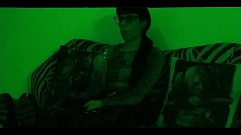 Beth Kinky - Sexy goth domina smoking in green light pt1 HD