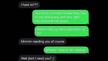 Sexting entmannt meine Sissy Bitch Demütigung