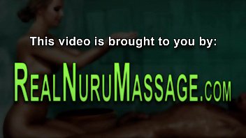 Nuru soaked teen and milf masseuses in 3way