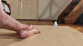 Oiled POV footjob with huge cumshot from beautiful mistress pt2 HD