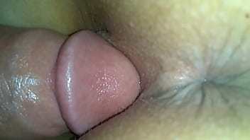 Close up anal tease