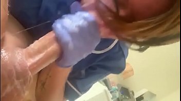 Nurse wife gags deepthroating patients cock (Part2)